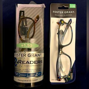 2 Gorgeous +1.50 FOSTER GRANT Reading glasses NWT 🩷